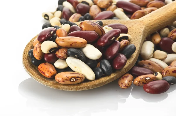 Beans close up on white — Stock Photo, Image