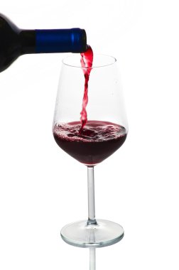 A glass of wine clipart