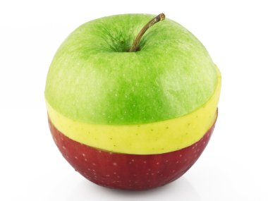 Apples slices clipart