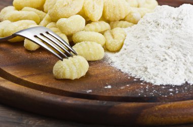 Italian homemade gnocchi clipart