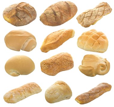 Collage of bread clipart