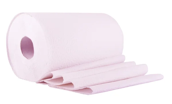 Roze papieren roll — Stockfoto