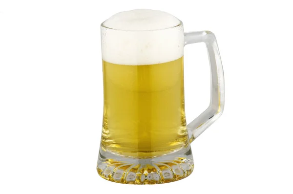 Mug with beer — Stock Photo, Image