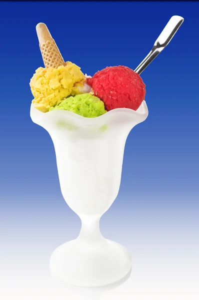 Copo fresco de sorvete — Fotografia de Stock