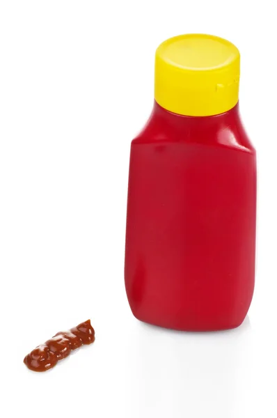 瓶的番茄酱 — 图库照片