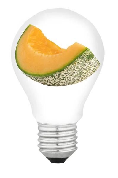 Lámpara con fruta — Foto de Stock