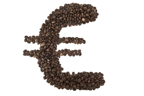 Kahve euro — Stok fotoğraf