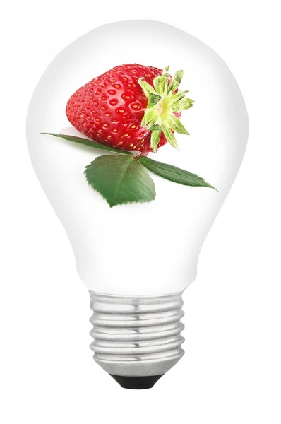Lamp with fruit — Stock Photo, Image