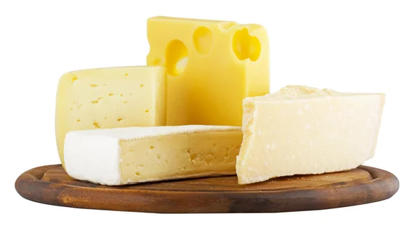 Cheese on wood — Stock Photo, Image
