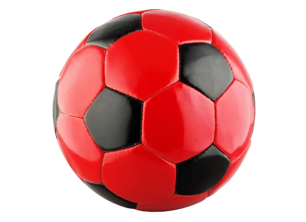 Leather soccer ball — Stock Photo, Image