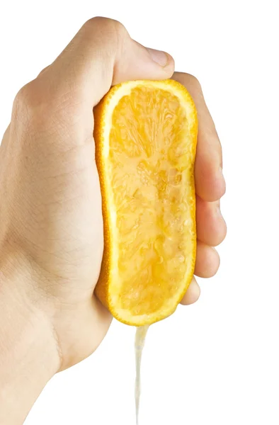 신선한 압착된 오렌지 주스 — 스톡 사진