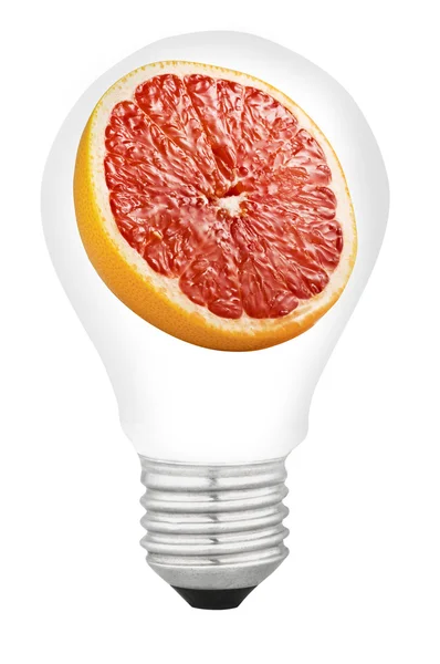 Lampa s ovocem — Stock fotografie