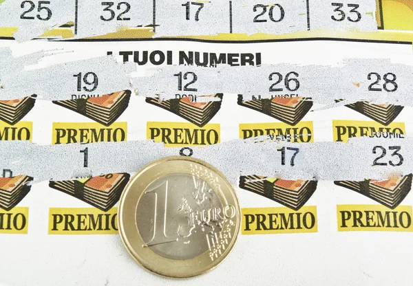 Biglietto della lotteria — Foto Stock