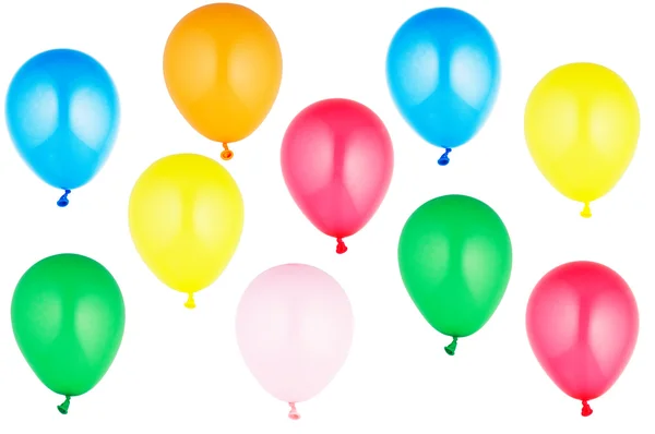 Renkli helyum balonları — Stok fotoğraf