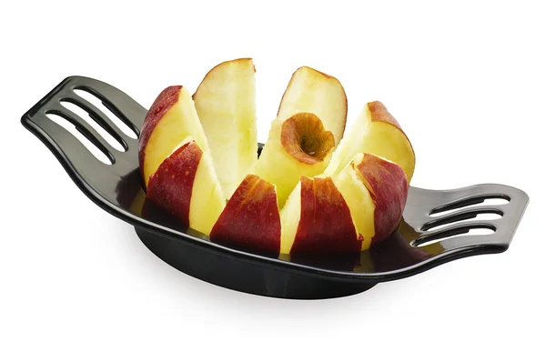 Jabłko cięcia — Zdjęcie stockowe