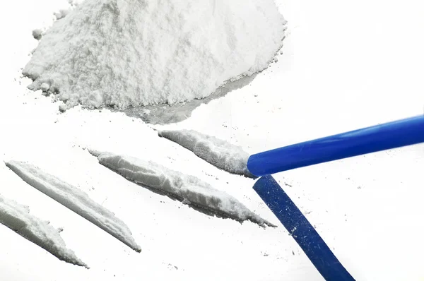 Drugs powder ready to use — Stock Photo, Image
