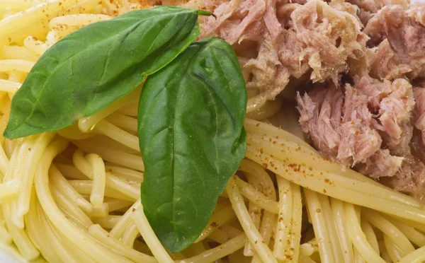 Spaghettis au thon — Photo