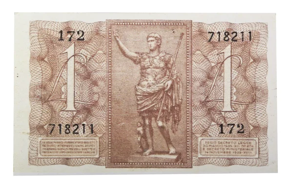 One italian lire — Stock Photo, Image