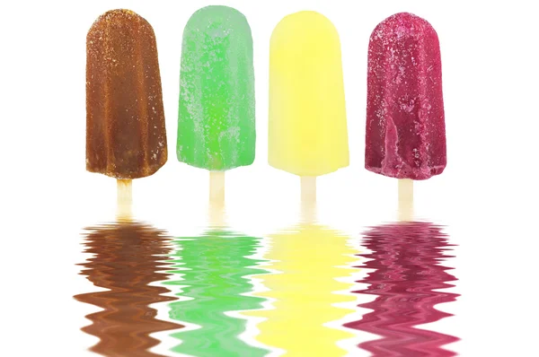 stock image Ice pops fruits