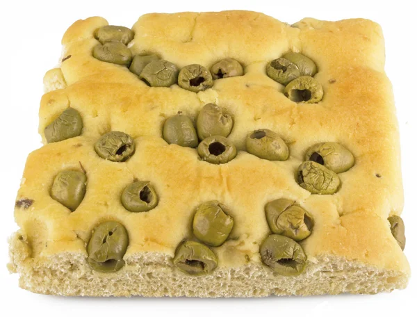 stock image White pizza with olives