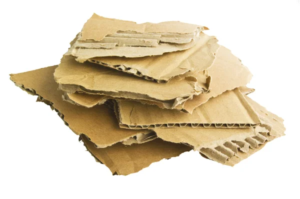 Переработанный картон — стоковое фото