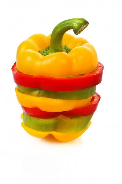 Raw colored pepper — Stock Photo, Image
