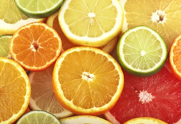 Апельсин, грейпфрут и лимон — стоковое фото