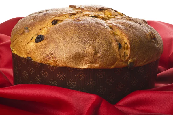 Panettone เค้กคริสต์มาส — ภาพถ่ายสต็อก
