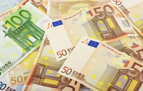 Euron pengar — Stockfoto