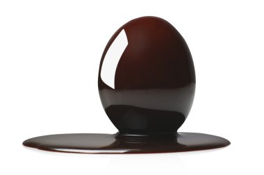 Egg of chocolate clipart