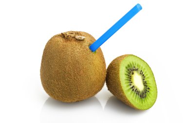 Juice fruit of Kiwi clipart