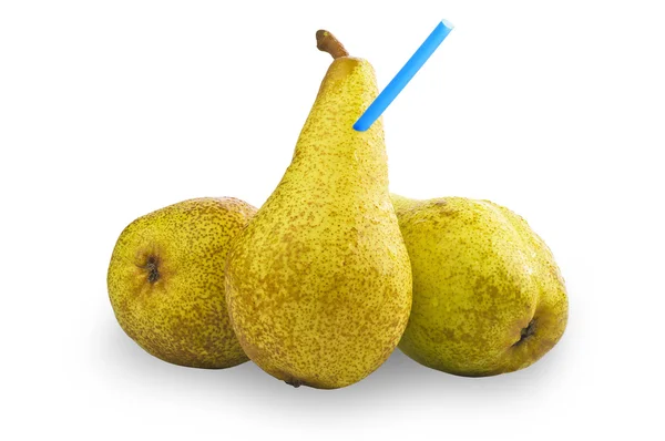Concept of fresh juice of pear — Stock Photo, Image
