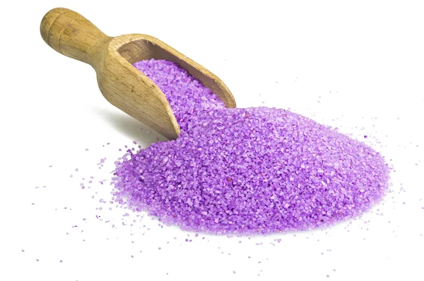 Sais de banho violeta — Fotografia de Stock