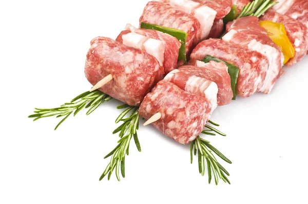 stock image Sausage and vegetables