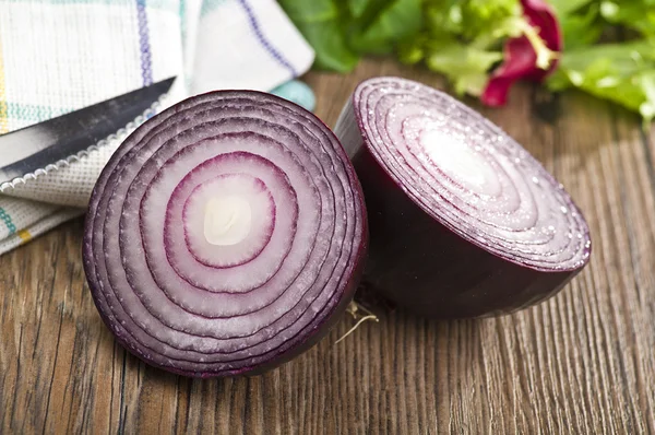 stock image Onion cut in half