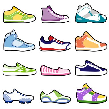 Fashion shoes clipart