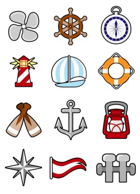 Nautical icon clipart