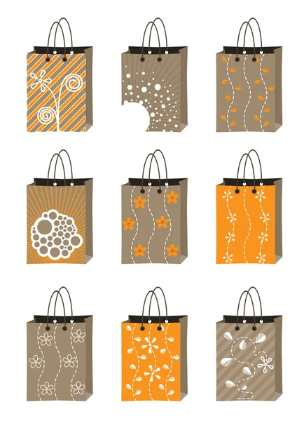 Illustration du paquet shopping — Image vectorielle