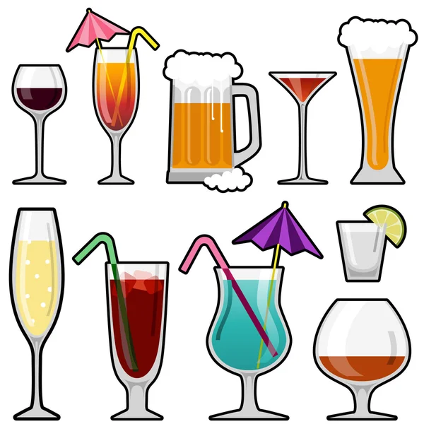 Alcohol drink icon — Stock Vector