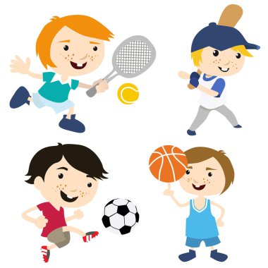 Sport cartoon clipart