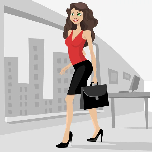 Γυναίκα των επιχειρήσεων — Διανυσματικό Αρχείο