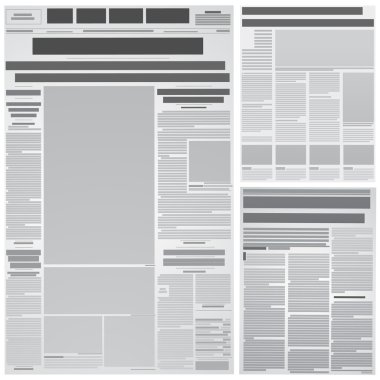 Newspaper background clipart