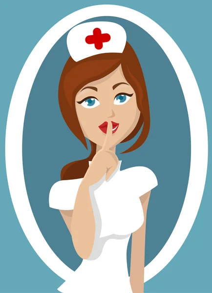 Nurse illustration — Stock Vector