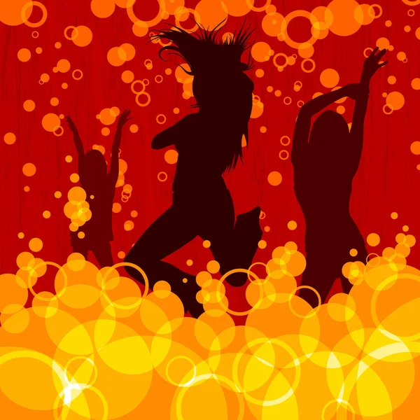 Danse de style rétro — Image vectorielle