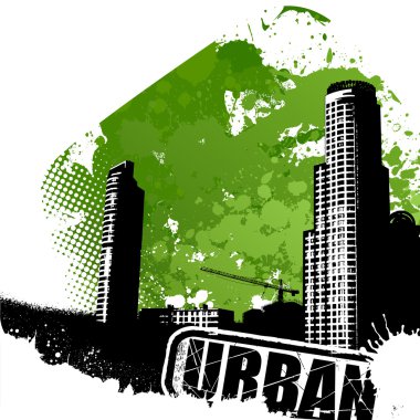 Vector urban art clipart