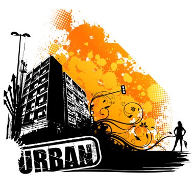 Vector urban art clipart