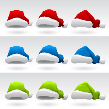 Santa claus hat clipart