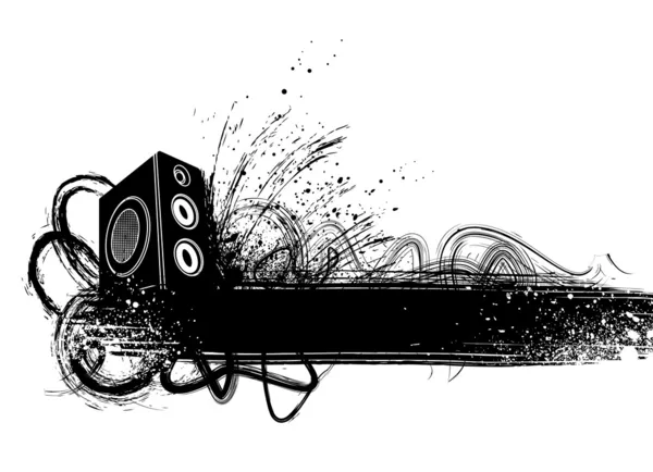 Grunge 扬声器 — 图库矢量图片