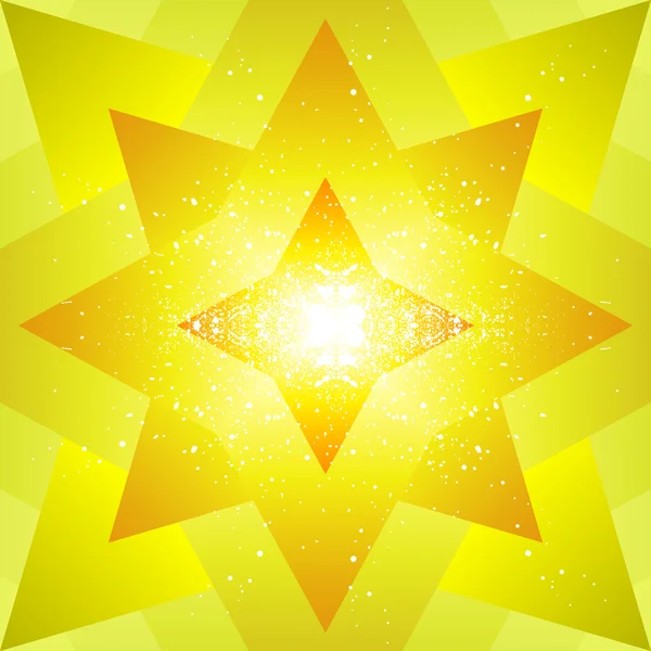 stock vector Yellow star