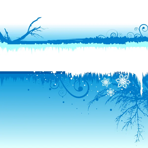 Cadre d'hiver — Image vectorielle